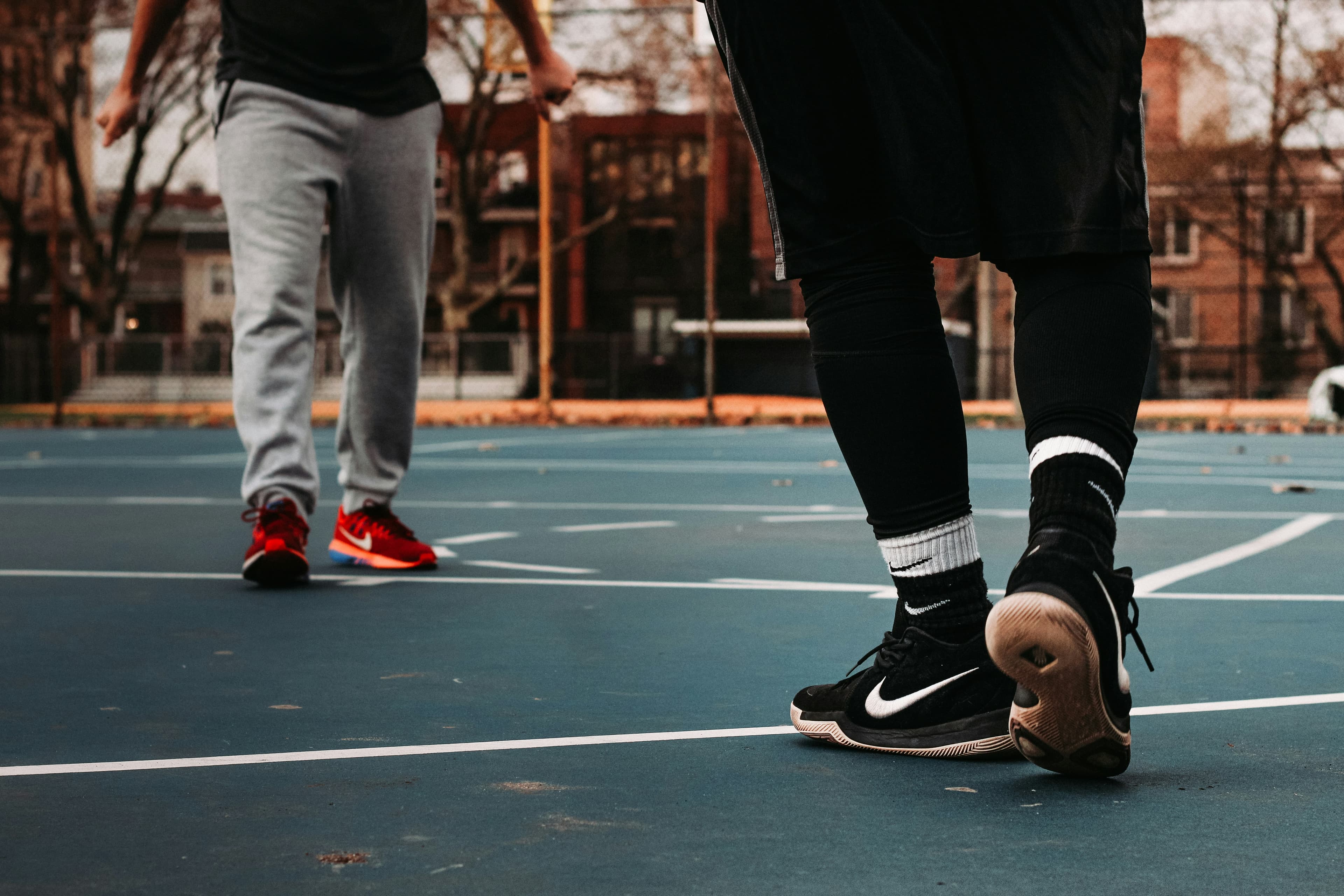 nike at a professional basketball game